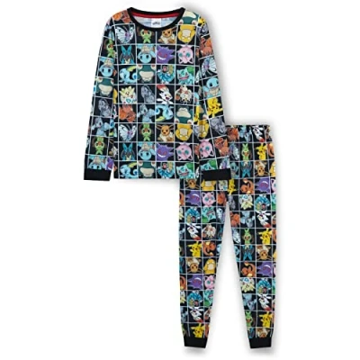 Afbeelding van Pokemon Pyjama met lange mouwen van hoogwaardig katoen, Pikachu, Snorlax en meer, kleding voor jongens meisjes maten kinderen jongeren