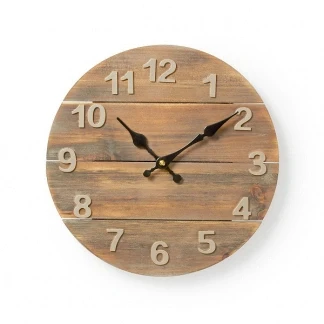 Afbeelding van Wandklok Tessa Nedis Ø 30 cm (Hout)