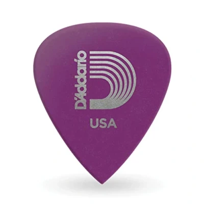 Image de D&#039;Addario 6DPR6 100 Duralin Precision Lot de médiators Violet 1,2 mm heavy