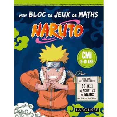 Afbeelding van MON BLOC DE JEUX MATHS NARUTO CM1
