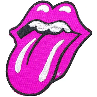 Afbeelding van The Rolling Stones Classic Tongue Patch Roze