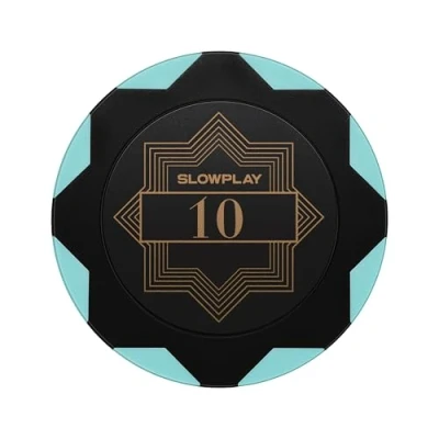 Afbeelding van SLOWPLAY Nash Pokerchips van klei, 14 g, kleicomposiet, 50 genummerde chips met waarde en blanco (10)