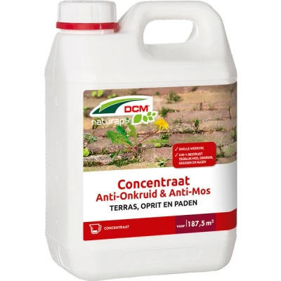 Afbeelding van Onkruidverdelger en mos verwijderaar DCM 192 m² (Concentraat, 2.5 liter)