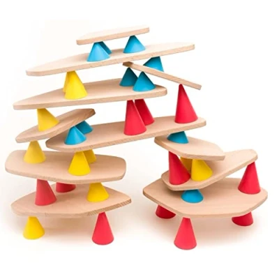 Image de Jeu créatif en bois Piks Oppi Moyen 44 pièces