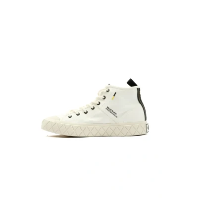 Afbeelding van Palladium ACE MID Supply Unisex Sneakers hoog, Maat: 36, Star white Katoen