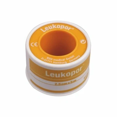 Afbeelding van Leukopor 2,50 cm x 5 m 12 stuks