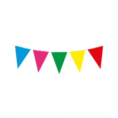Image de Ligne de drapeau Pendule Multi couleurs 10 mètres