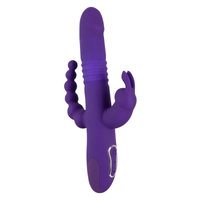 Afbeelding van Rabbit Vibrator Thrusting Pearl Triple