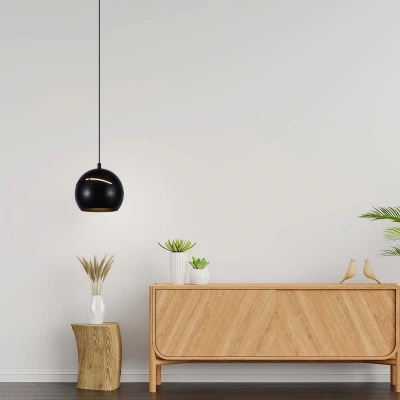 Afbeelding van V TAC VT 7797 B Designer plafondlampen hanglampen IP20 Zwarte behuizing 8,5 watt 850 lumen 3000K