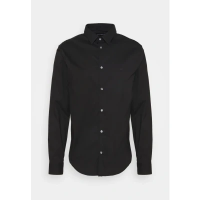 Afbeelding van Arturo Fashion Emporio Armani Tencel blend Shirt Black Maat S