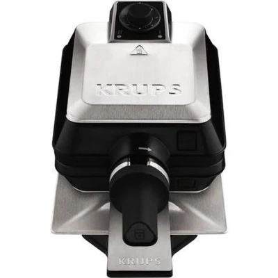 Image de Krups FDD95D moule à gauffres 2 gauffre(s) 1200 W Noir, Acier inoxydable