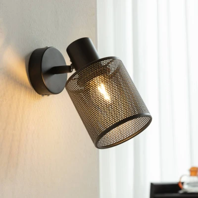 Afbeelding van Lindby Stancho spot, 1 lamp, zwart