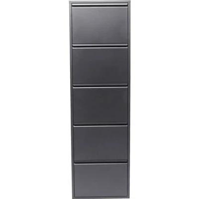 Afbeelding van Kare Schoenenkast Caruso 5 Anthracite