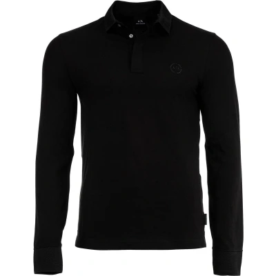 Afbeelding van Armani Exchange Poloshirt, Heren, Maat: Medium, Black
