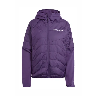 Afbeelding van adidas Sportswear Terrex Multi Climawarm Insulated Hybrid Hooded Winterjas, Dames, Maat: XS, Aurora plum