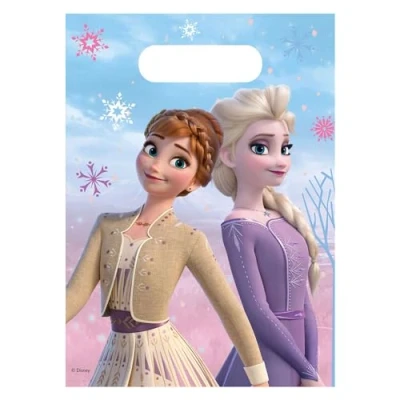 Afbeelding van Frozen Traktatiezakjes Wind Spirit 6 stuks