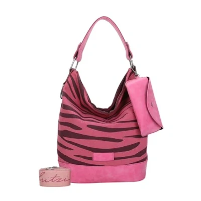 Afbeelding van Fritzi aus Preußen Shopper, Dames, Maat: One Size, Zebra pink