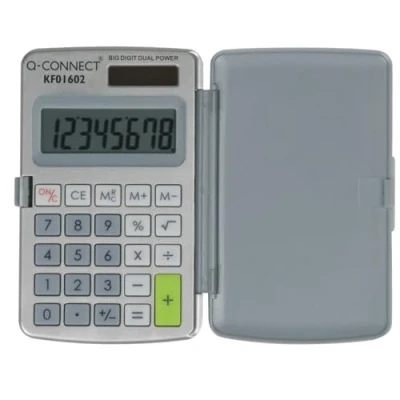 Afbeelding van Q connect Zakrekenmachine Kf01602 Bureaurekenmachine