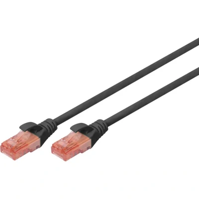 Afbeelding van Digitus DK 1617 010/BL netwerkkabel 1 m Cat6 U/UTP (UTP) Zwart