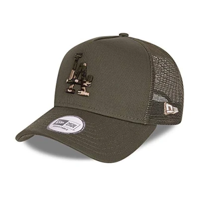 Afbeelding van New Era Los Angeles Dodgers Camouflage Infill A frame Adjustable Trucker Cap One Size
