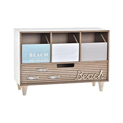 Afbeelding van Doos Juwelenkistje DKD Home Decor Hout Strand (34 x 14 24 cm)