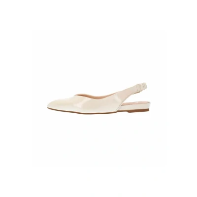 Afbeelding van Manfield Slingback ballerina ́s, Dames, Maat: 37, Offwhite Leer