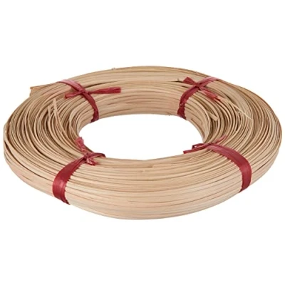 Afbeelding van Rayher Platte rotan kwaliteit 1A, natuur, 1 rol, 500 g, plat, gebogen, breedte 4 mm, rode band, creatieve kunst, manden, manden 6503600, meerkleurig, 3 x 0,35 cm