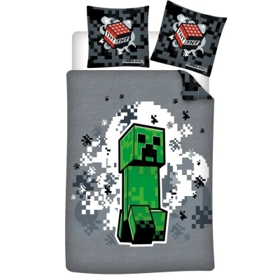Afbeelding van Minecraft Dekbedovertrek build 140 x 200 cm / 65 Polycotton