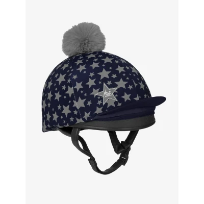Image de LeMieux Hat Silk Mini Reflective Indigo One Size