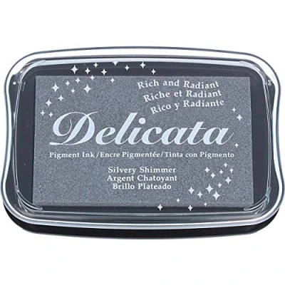 Afbeelding van Delicata inktkussen Metallic Silvery shimmer 1 ST DE 000 192