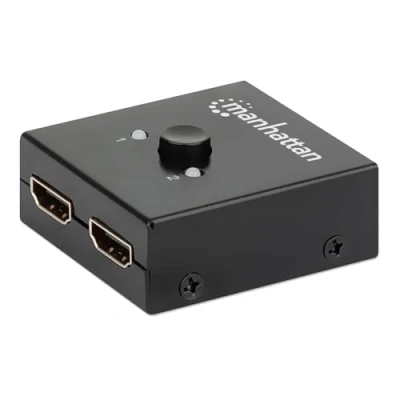 Afbeelding van Manhattan 207850 2 poorten HDMI splitter 4096 x 2160 Pixel Zwart