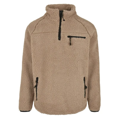 Afbeelding van Brandit Fleece trui, Heren, Maat: 4XL, Camel
