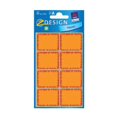 Image de Avery zweckform zdesign tiefkhletiketten home, orange 59370