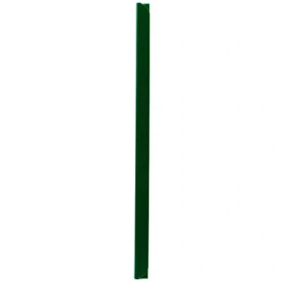 Afbeelding van LEO&#039;s 100 x klemrail groen DIN A4 (297 mm) FH 3 4 mm voor ca. 30 vellen het bevestigen van ongeperforeerde papieren documenten, bladverzamelingen klemlijst hard PVC