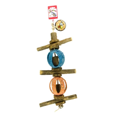 Afbeelding van Birrdeeez Double Circus Ball &amp; Sekelbos Toy