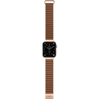 Afbeelding van LAUT Novi Leather Loop Apple Watch 42mm / 44mm 45mm 49mm sepia brown LAWLNLBR