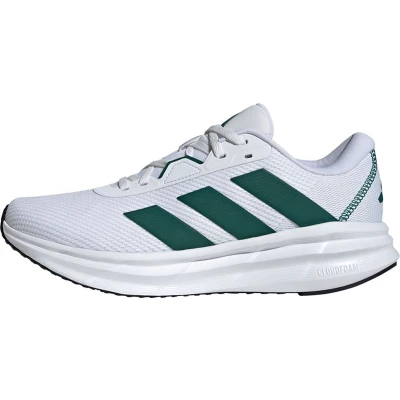 Afbeelding van adidas Performance Galaxy 7 Sportieve wandelschoenen, Heren, Maat: 43 1/3, Footwear white/collegiate green/crystal white Textiel/ synthetisch