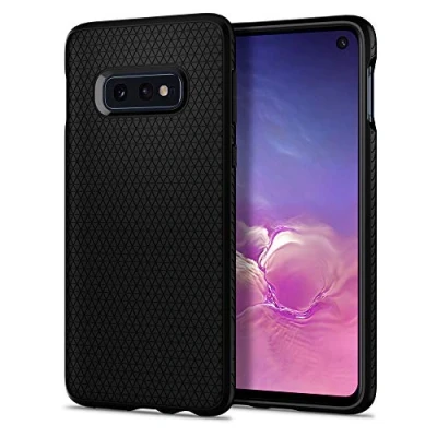 Afbeelding van Spigen Backcase Hoesje Rugged Armor Samsung Galaxy S10e Zwart