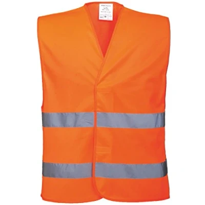 Afbeelding van Vest Portwest met dubbele band, kleur: oranje. Maat: L/XL, C474ORRL/XL