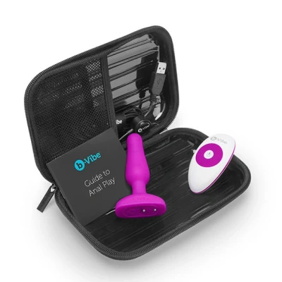 Afbeelding van B Vibe Novice Remote Control Plug Fuchsia