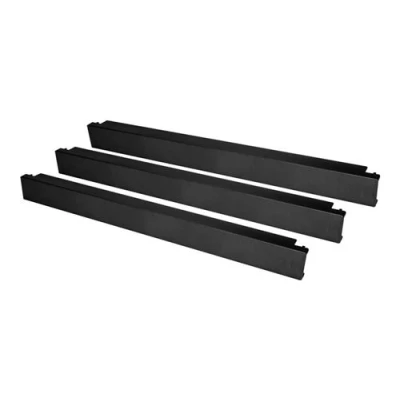 Image de StarTech.com Panneau 1U Pack de 10 d&#039;obturation remplissage 19&quot; Acier noir vierge pour rack avant (pack 10)