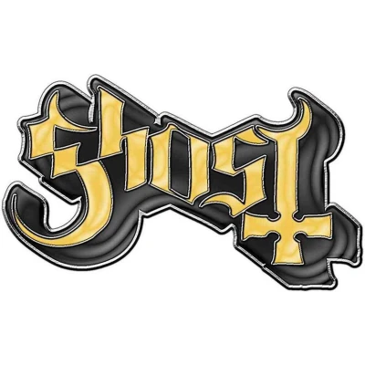 Afbeelding van Ghost Logo Pin Geel/Zwart