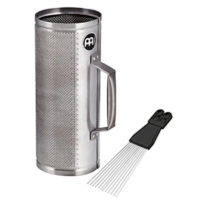 Afbeelding van Meinl Merengue GüiraMGU1, Brushed Steel, incl. Scraper Guiro