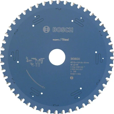 Image de BOSCH 2608643057 lame de scie circulaire Expert pour acier, 210 x 30 2 mm, 48T