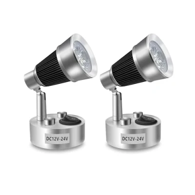 Afbeelding van 2 stuks Bonlux leeslampen 3 W, 12 V, voor camper, caravan, bestelwagen, boot, warmwit, 3000 K