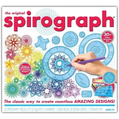 Image de Spirograph Coffret Classique 30 Pieces Silverlit Art Et Mathématiques A Partir De 8 Ans