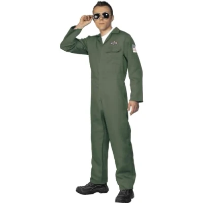Afbeelding van Volwassenenkostuum Piloot Aviator, maat M