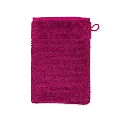 Afbeelding van MÖVE Bamboo Luxe washandje, 15 x 20 cm, Made in Germany, 60% katoen / 40% viscose van bamboepulp, Beery (rood)