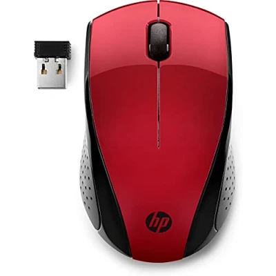 Image de HP 220 Souris 3 boutons sans fil 2.4 GHz récepteur USB rouge CTO pour Victus by Laptop 16; Pavilion Plus 14; x360 Laptop; Portable 14 15 17