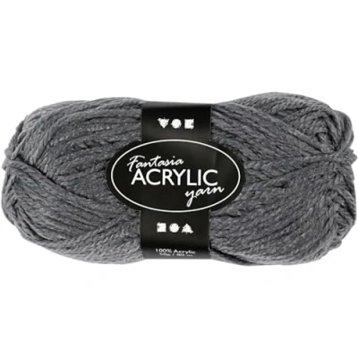 Afbeelding van Grijs acryl garen 80 meter